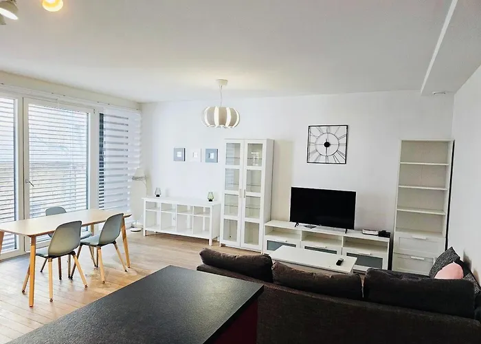 Modern Two Bedrooms In City Center With A Private Parking